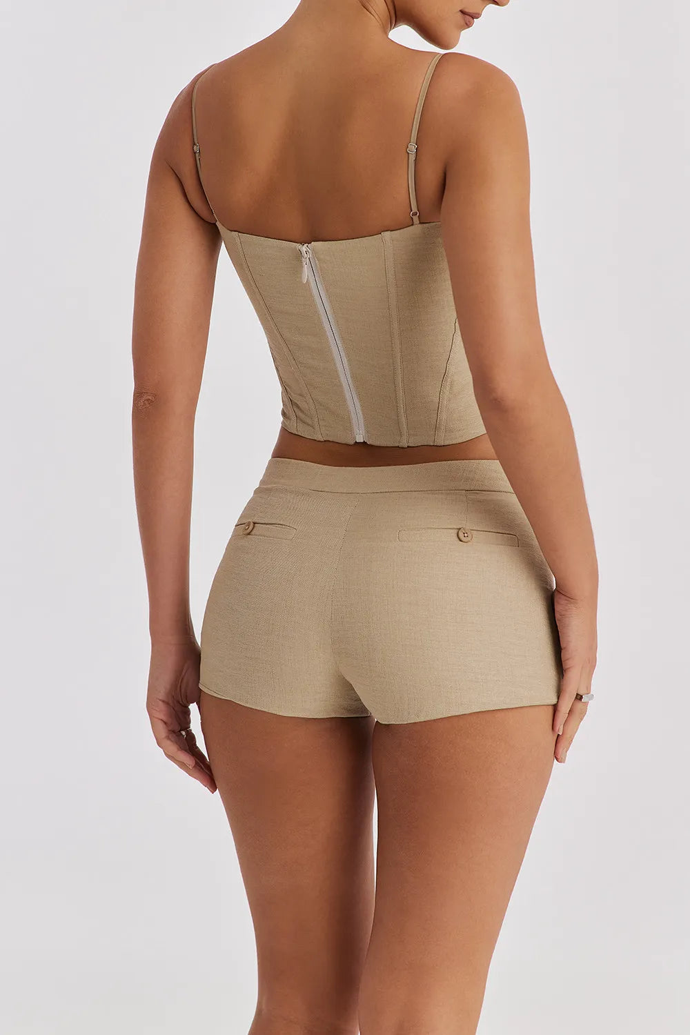 Mistress Rocks Stone Curved Corset Top - SALE