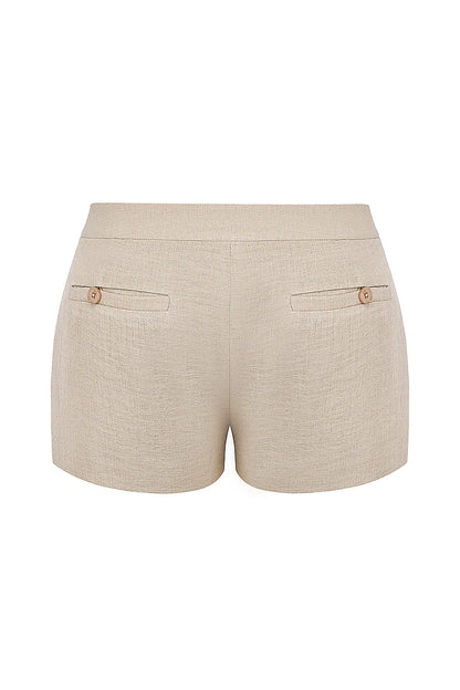 Mistress Rocks Stone Tailored Shorts - SALE