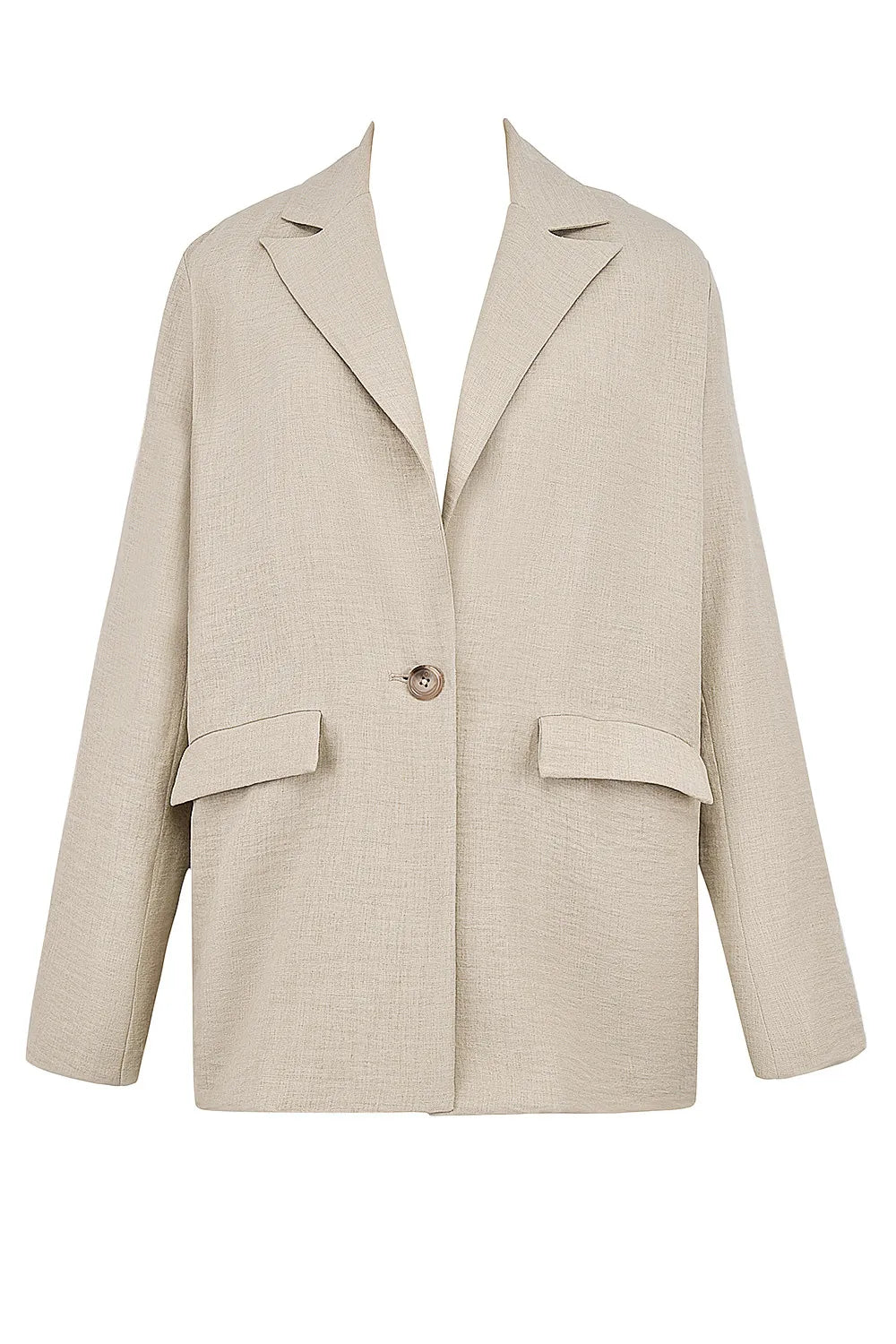 Mistress Rocks Stone Boxy Oversized Jacket - SALE