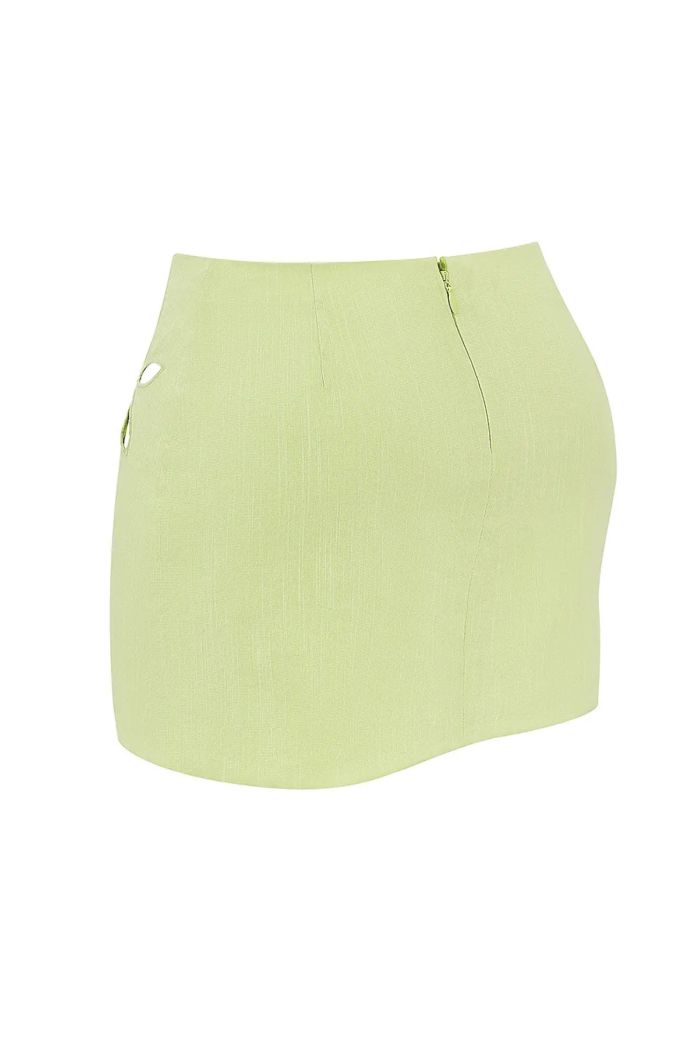 Mistress Rocks Matcha Floral Cutout Mini Skirt - SALE