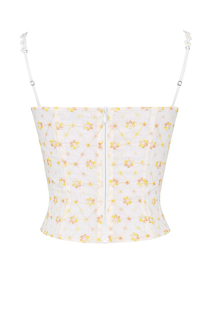 Mistress Rocks Cloud Floral Embroidered Top - SALE