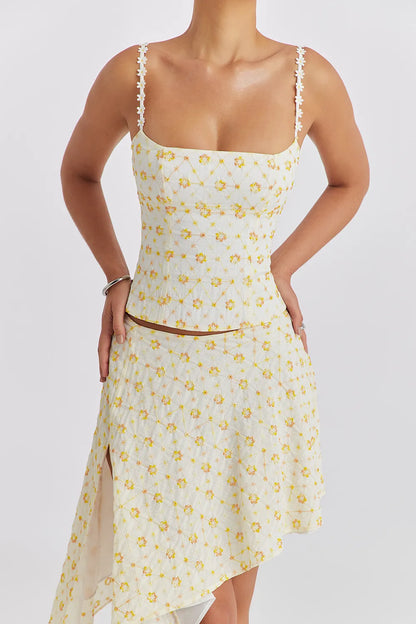 Mistress Rocks Cloud Floral Embroidered Top - SALE