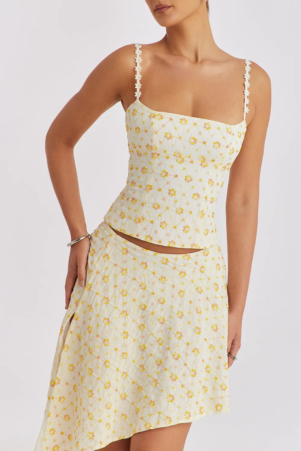 Mistress Rocks Cloud Floral Embroidered Top - SALE