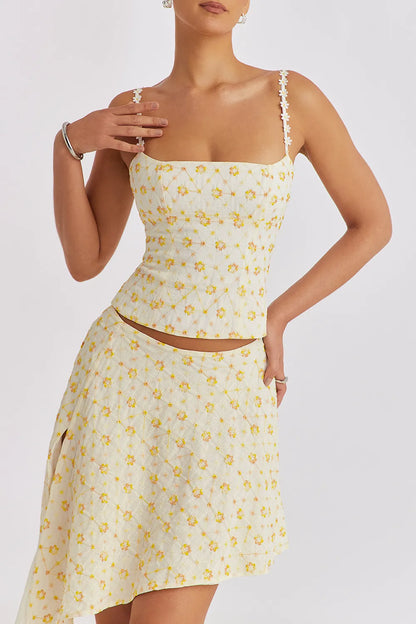 Mistress Rocks Cloud Floral Embroidered Top - SALE