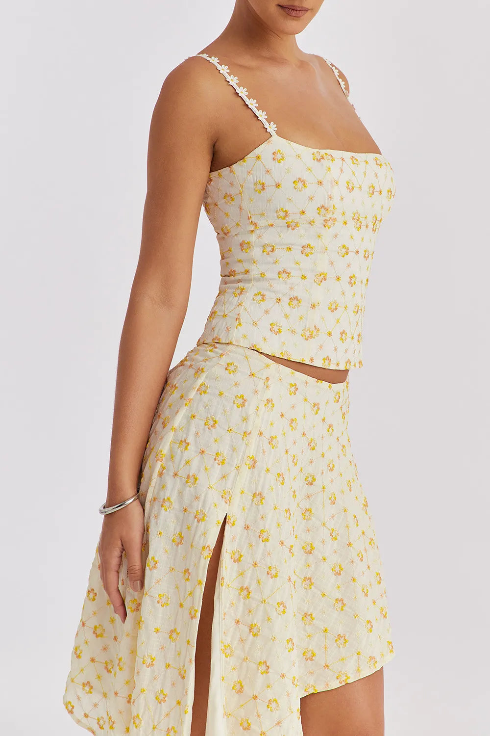 Mistress Rocks Cloud Floral Embroidered Top - SALE