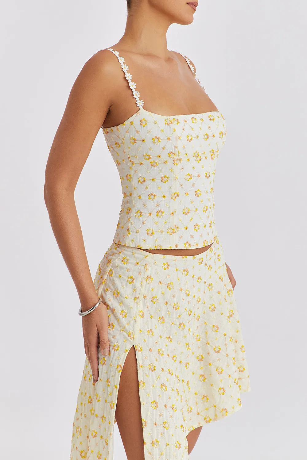 Mistress Rocks Cloud Floral Embroidered Top - SALE