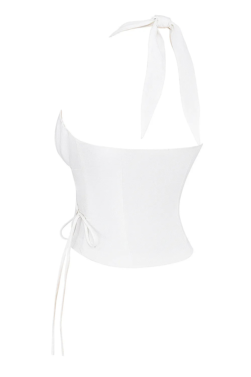 Mistress Rocks Cloud Wrap Floral Cutout Halter Top - SALE