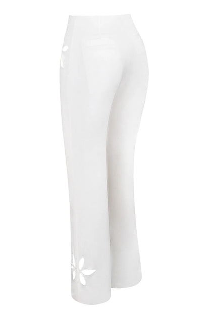 Mistress Rocks Cloud Floral Cutout Trousers - SALE