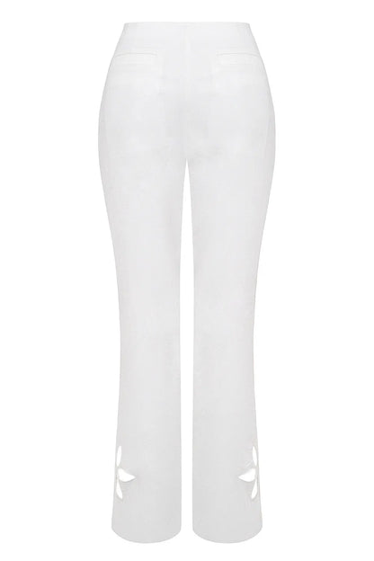 Mistress Rocks Cloud Floral Cutout Trousers - SALE