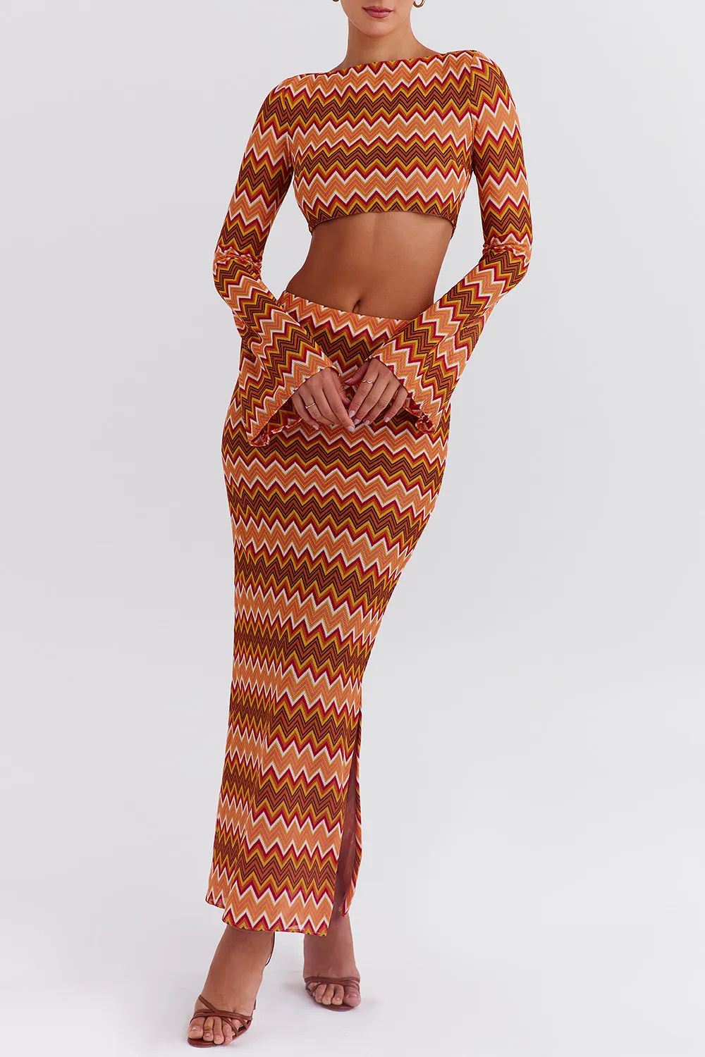 Mistress Rocks Multicolour Knit Maxi Skirt - SALE