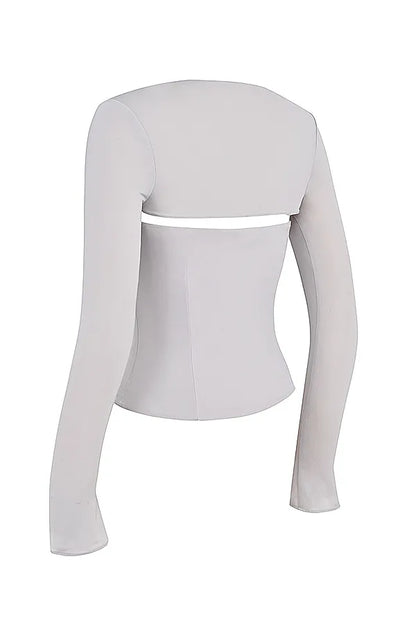 Mistress Rocks Smoke Strapless Top With Shrug - SALE