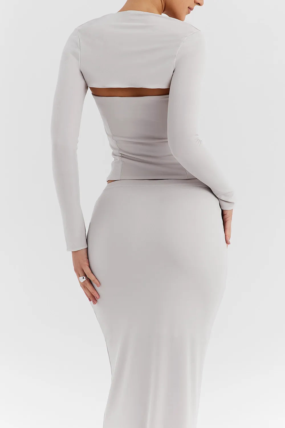 Mistress Rocks Smoke Strapless Top With Shrug - SALE