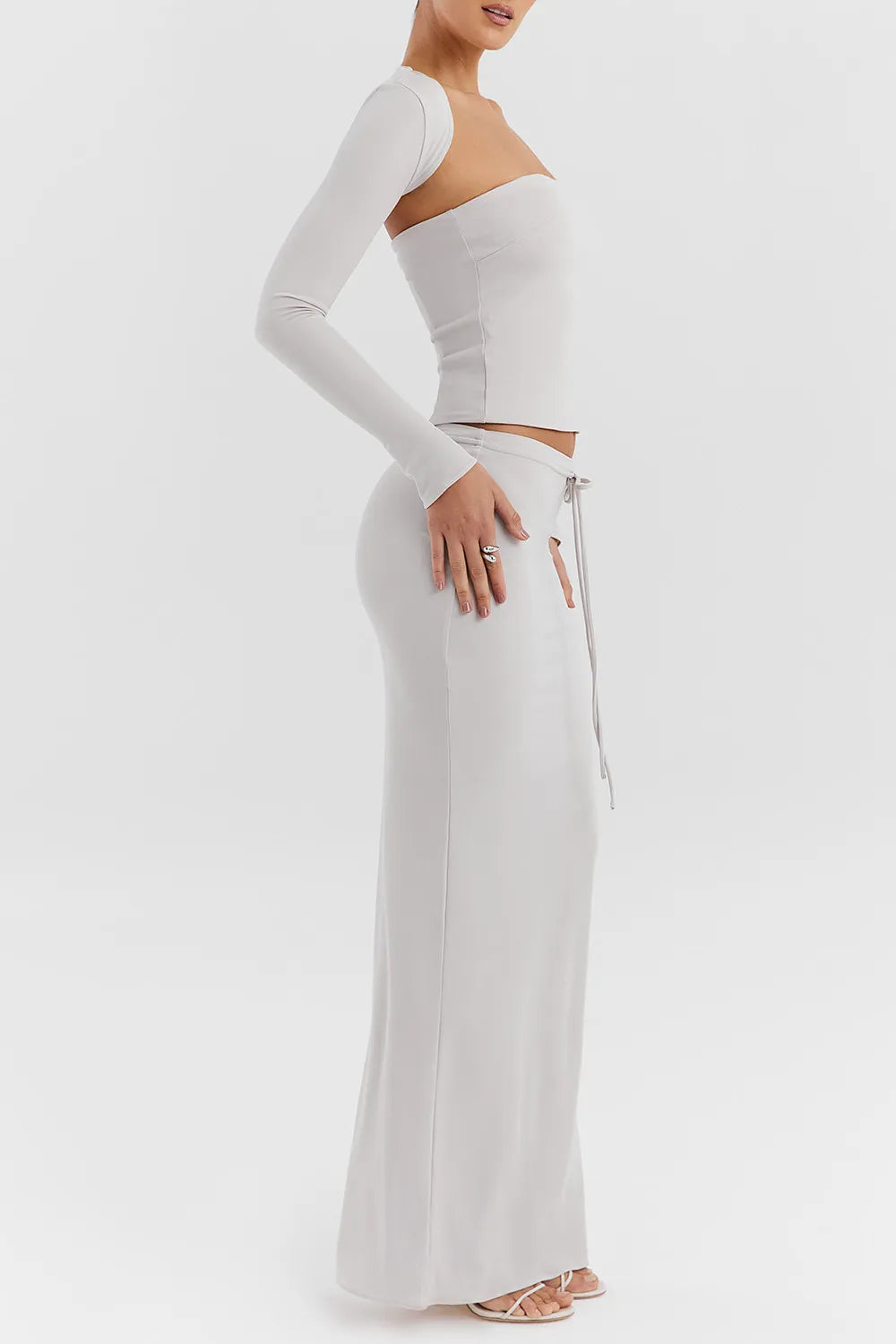 Mistress Rocks Smoke Maxi Skirt - SALE