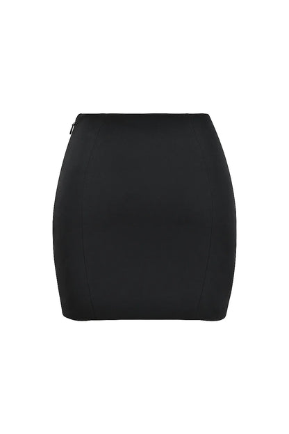 Mistress Rocks Black Mini Skirt - SALE