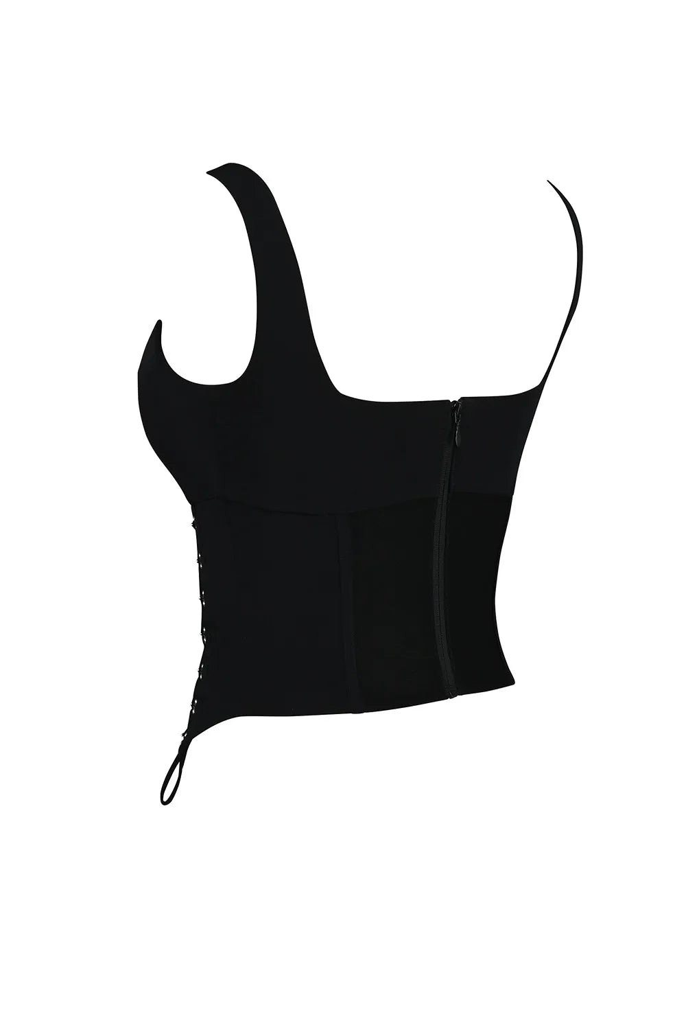 Mistress Rocks Black Lace Up Corset Top - SALE