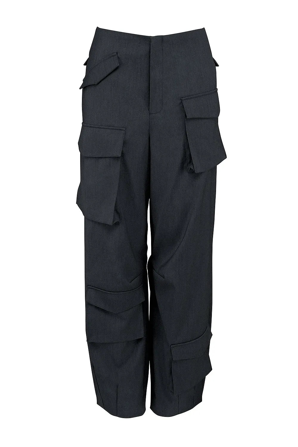 Mistress Rocks Dark Grey Cargo Trousers - SALE