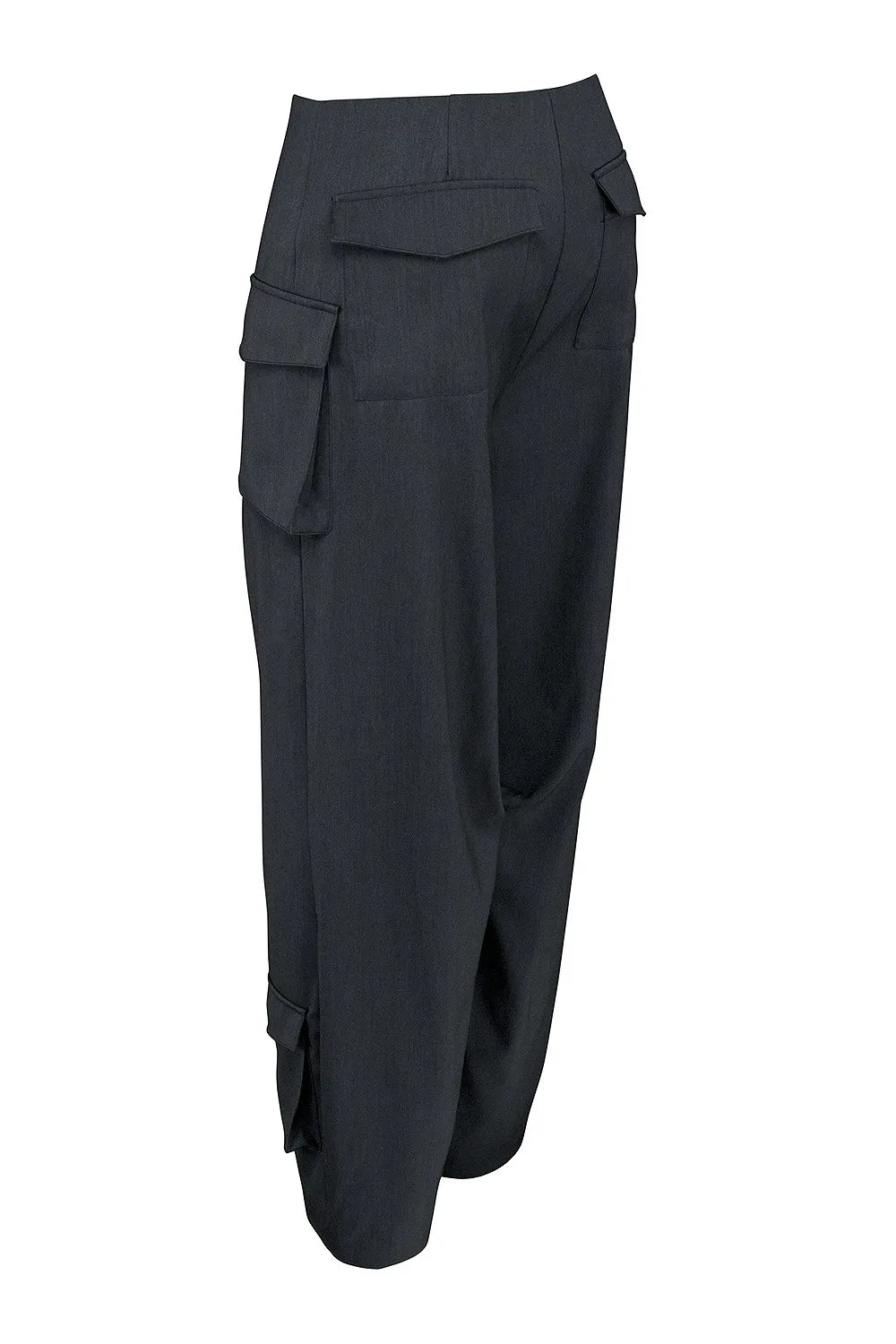 Mistress Rocks Dark Grey Cargo Trousers - SALE