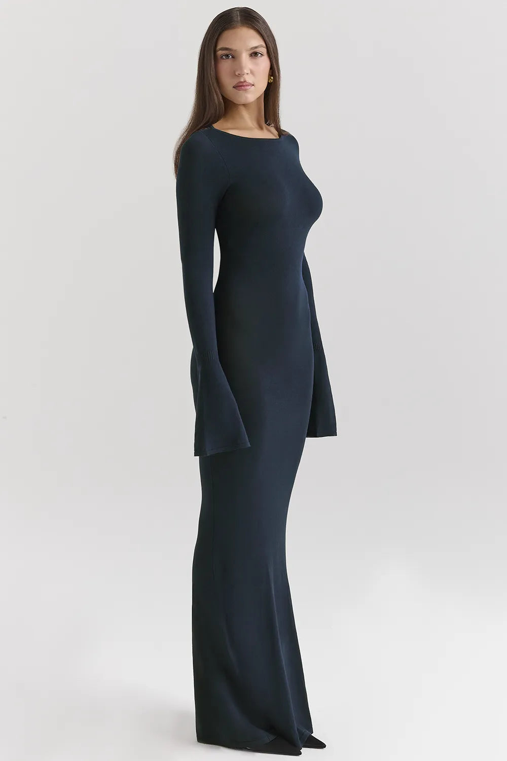 Christiane Midnight Blue Maxi Dress