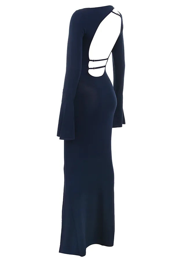 Christiane Midnight Blue Maxi Dress