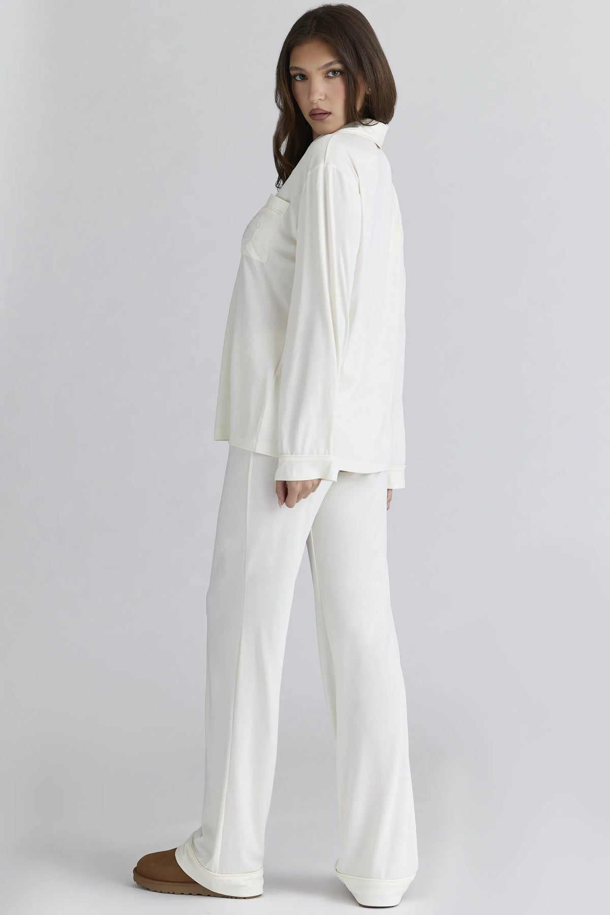Classic PJs Ivory Soft Modal Pajama Set