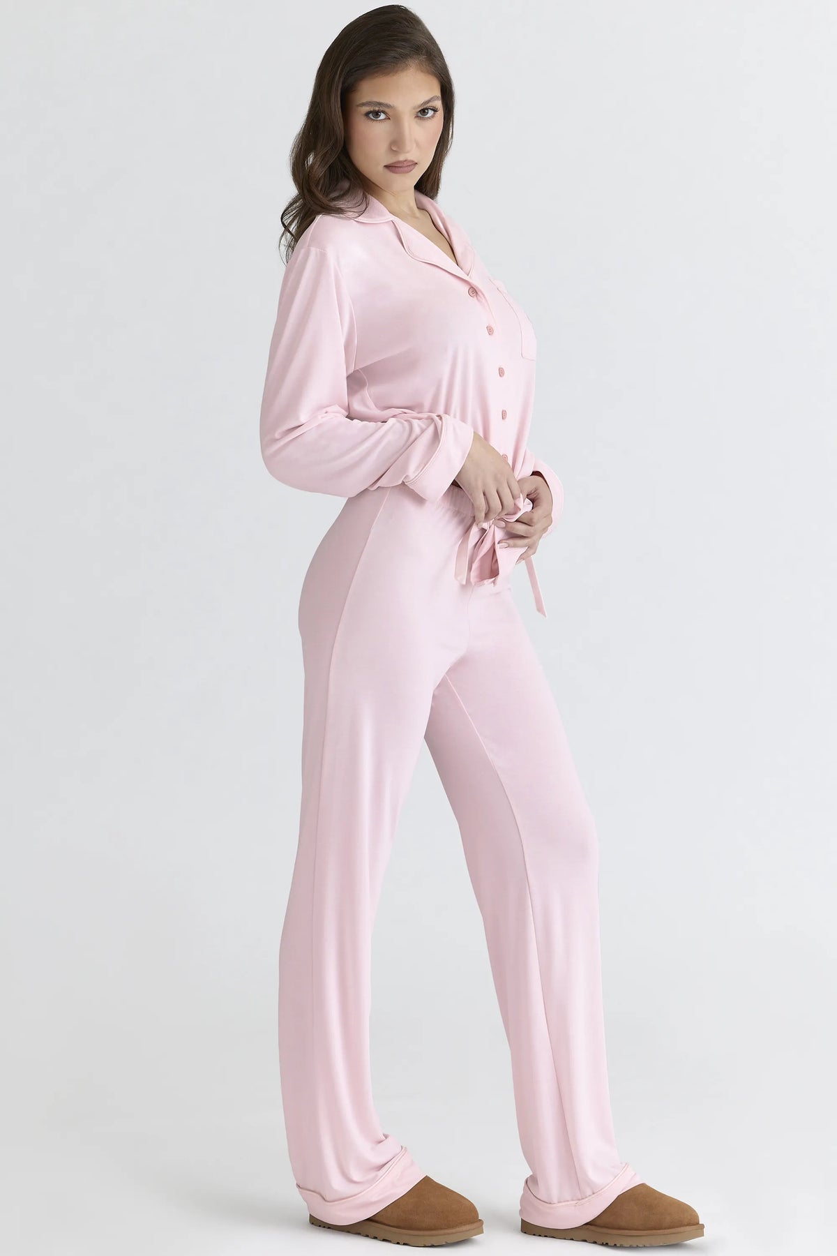 Classic PJs Pink Soft Modal Pajama Set