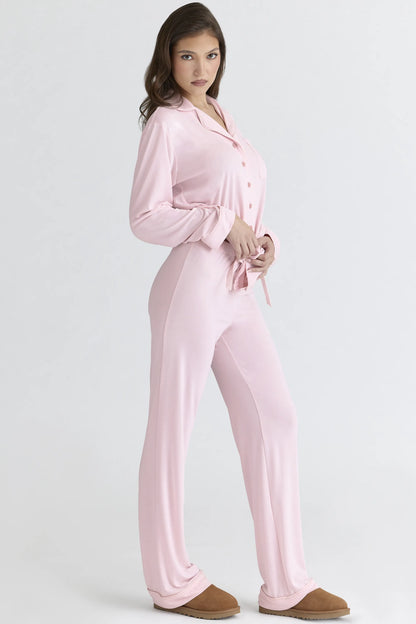 Classic PJs Pink Soft Modal Pajama Set
