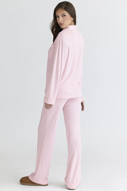 Classic PJs Pink Soft Modal Pajama Set