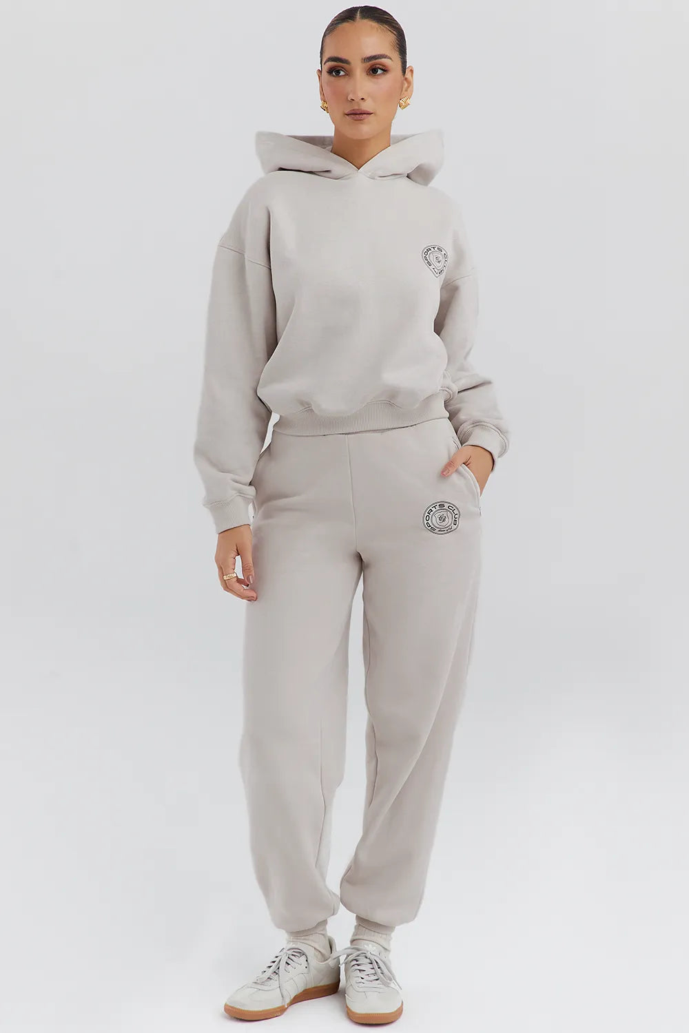 Muse Cloud Cotton Fleece-Back Hoodie
