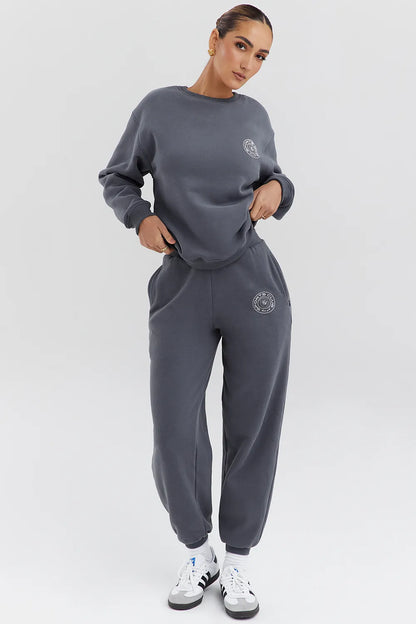 Coast Slate Fleece Back Jogging Trousers