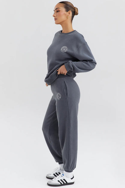Coast Slate Fleece Back Jogging Trousers
