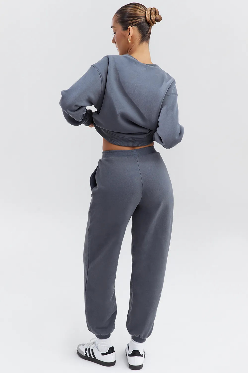 Coast Slate Fleece Back Jogging Trousers