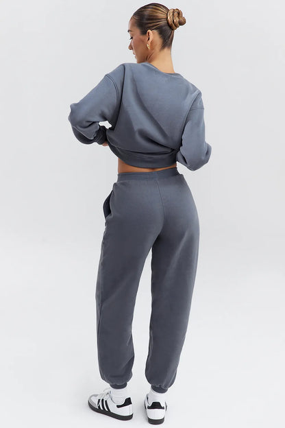 Coast Slate Fleece Back Jogging Trousers