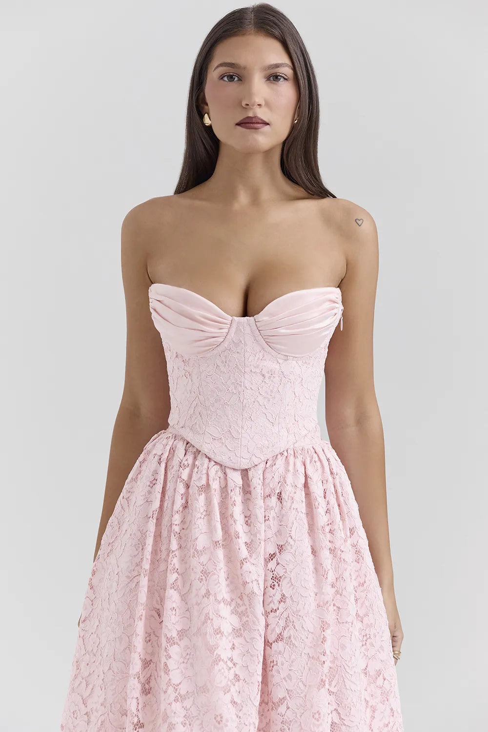 Duchess Ballerina Pink Lace Corset, Skirt and Bolero