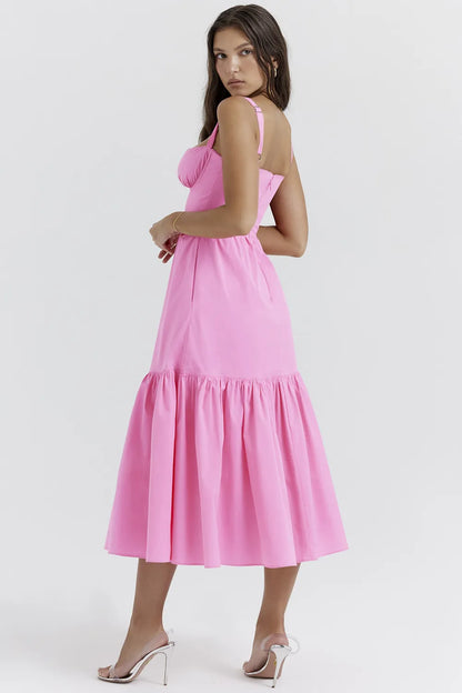 Elia French Pink Midi Sundress