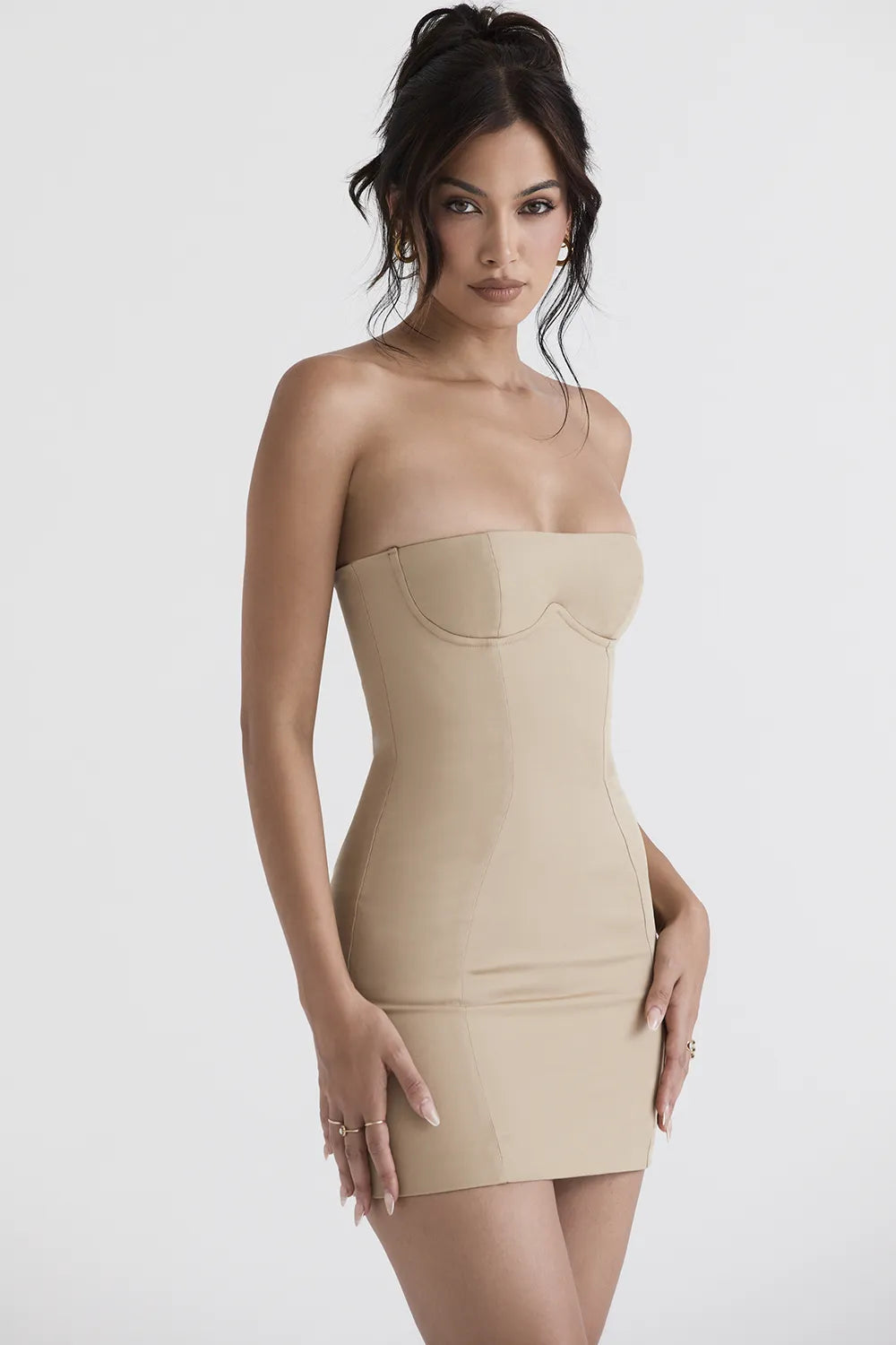Elissa Stone Strapless Mini Dress