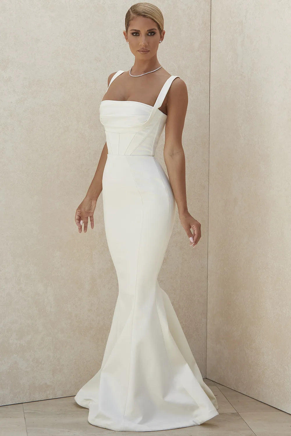 Francoise Ivory Balconette Corset Bridal Gown - Limited Edition