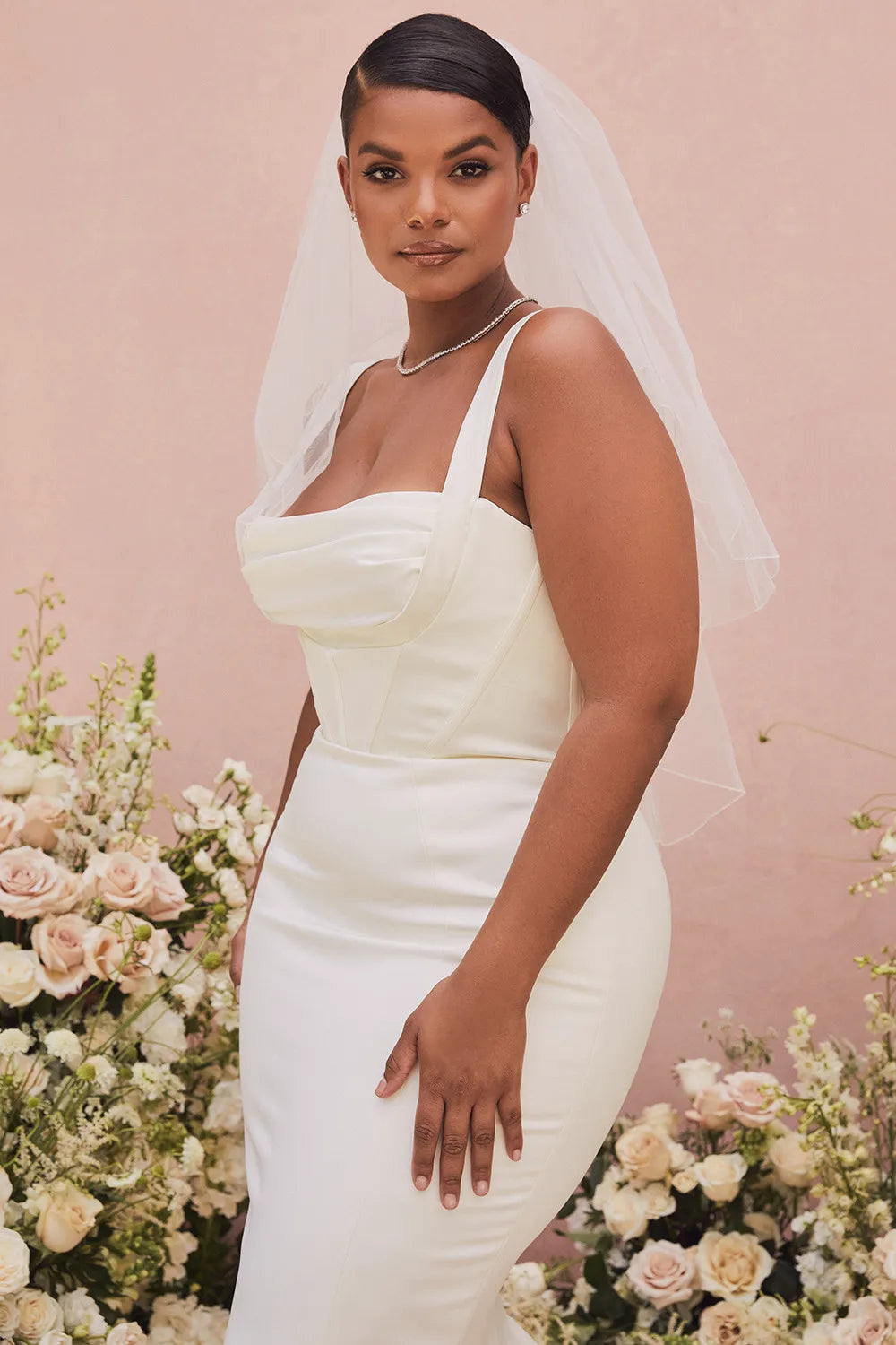 Francoise Ivory Balconette Corset Bridal Gown - Limited Edition