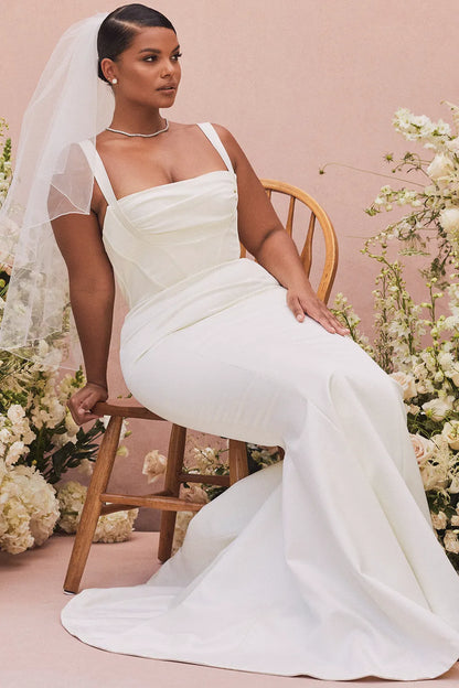 Francoise Ivory Balconette Corset Bridal Gown - Limited Edition