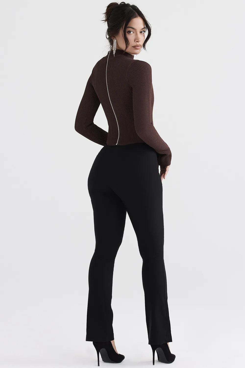 Georgina Cocoa Knitted Corset