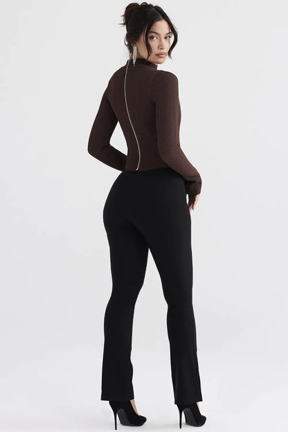 Georgina Cocoa Knitted Corset