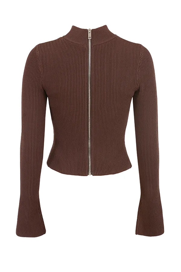 Georgina Cocoa Knitted Corset