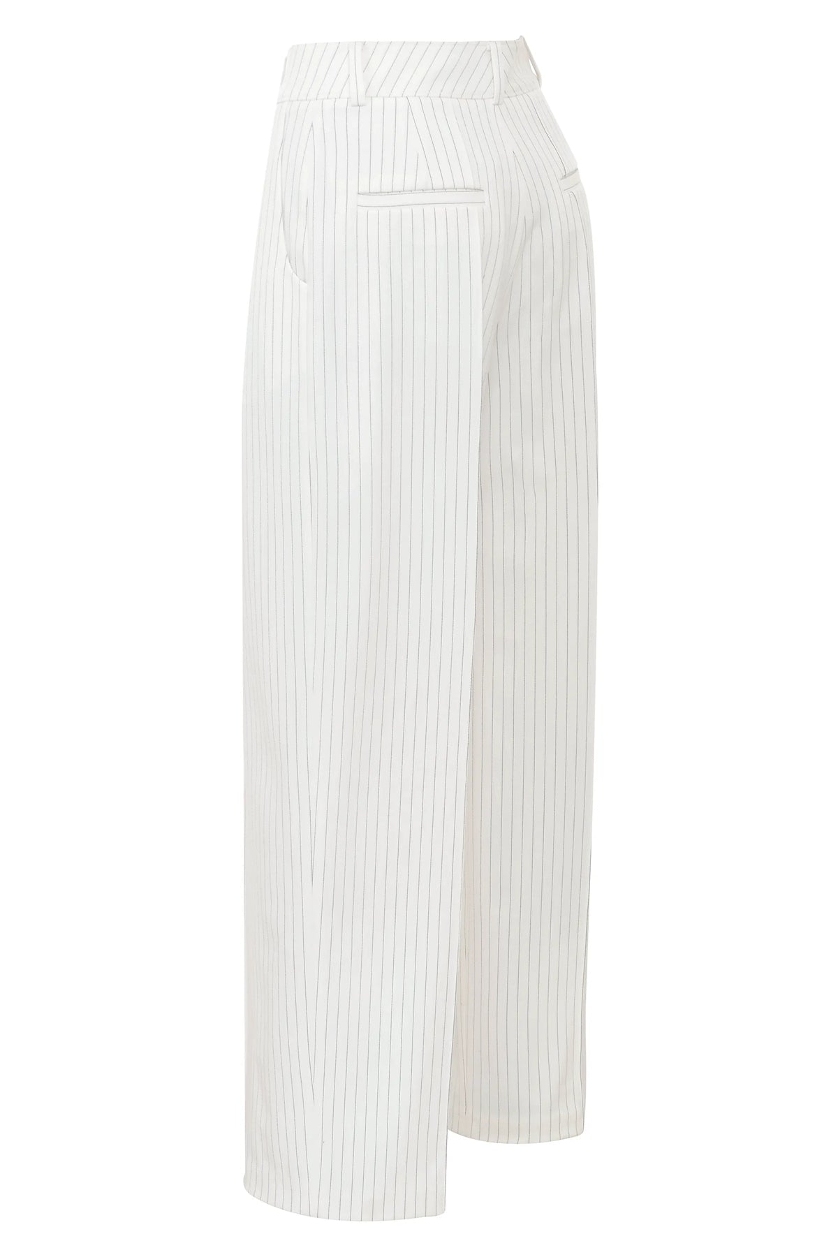 Hayden White Pinstripe High Waist Tailored Trousers