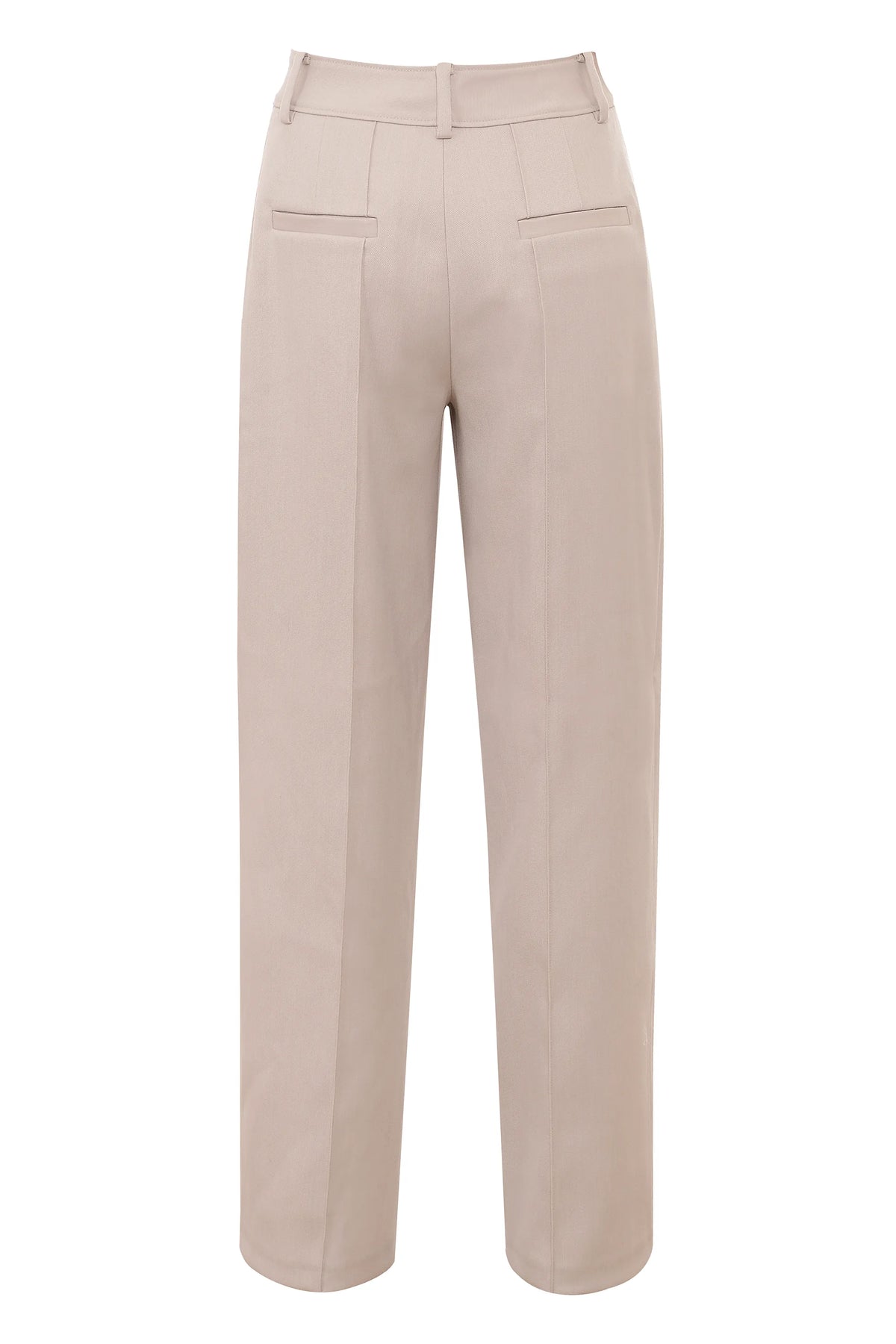 Hayden Beige High Waist Tailored Trousers
