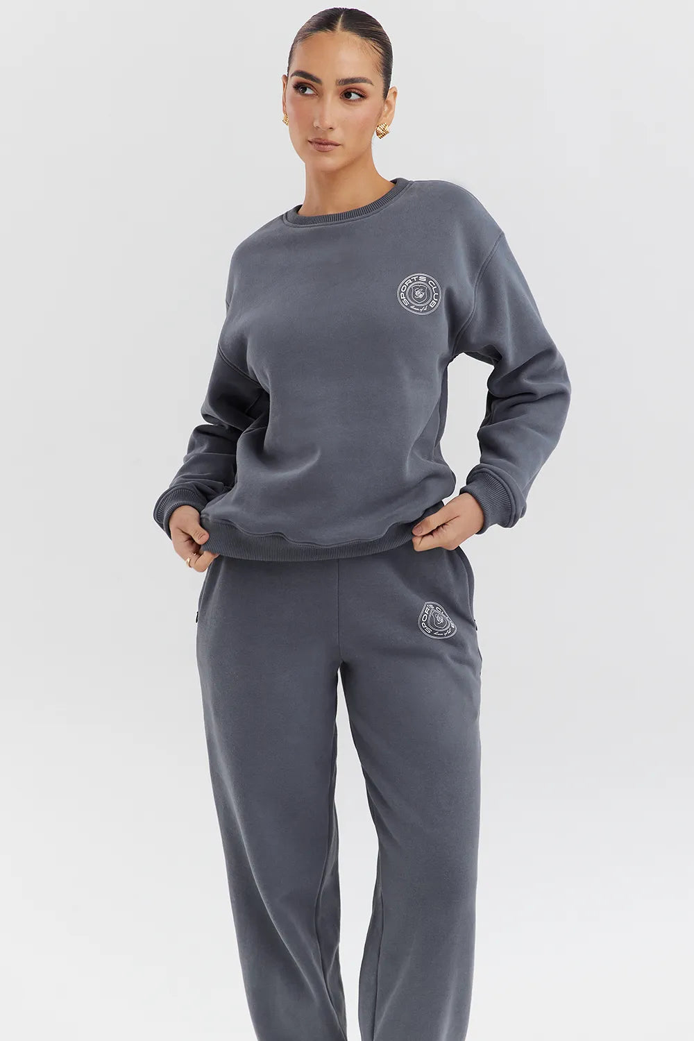 Haze Slate Crew Neck Sweatshirt