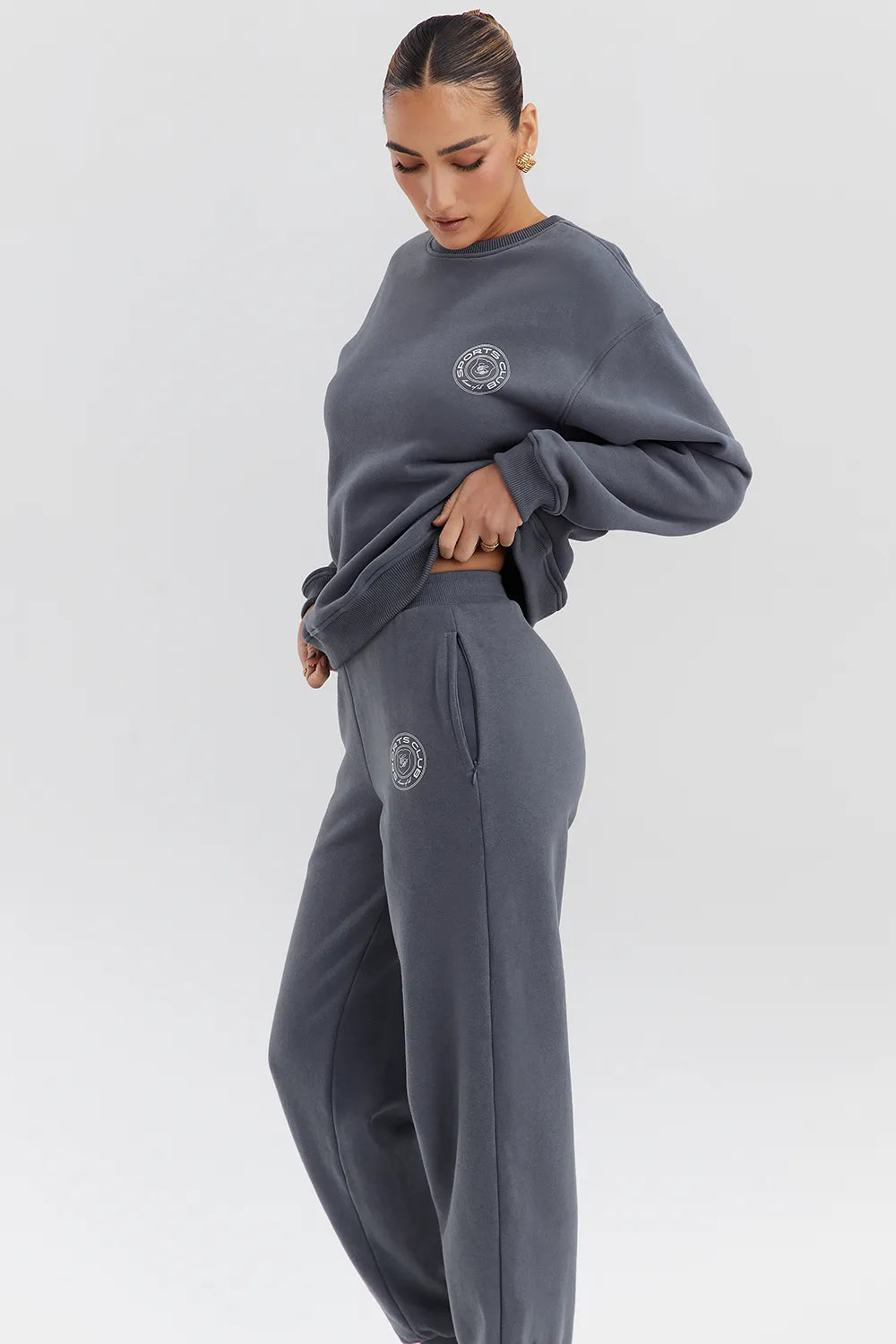 Haze Slate Crew Neck Sweatshirt