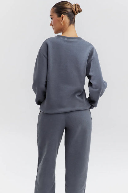 Haze Slate Crew Neck Sweatshirt