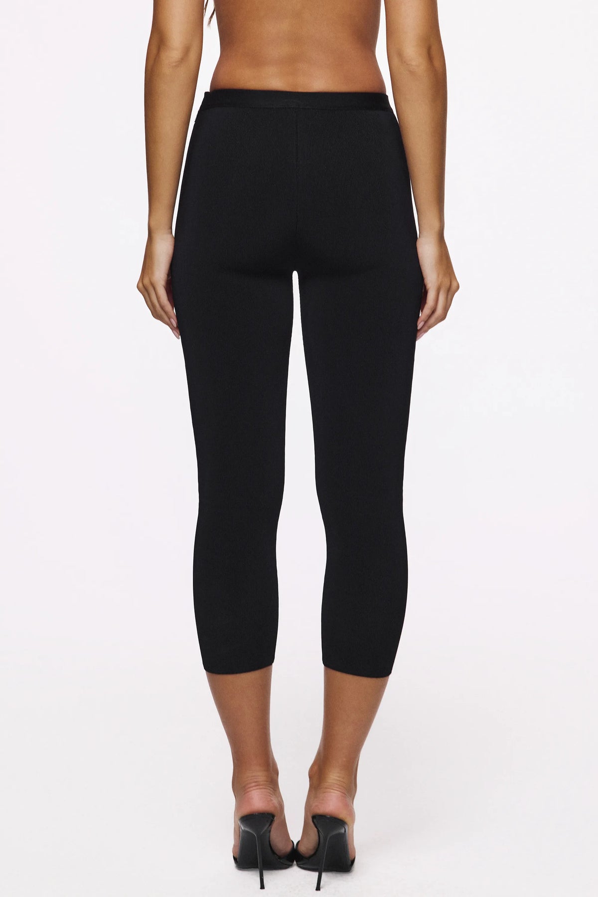 The Capri Black Bandage Pants