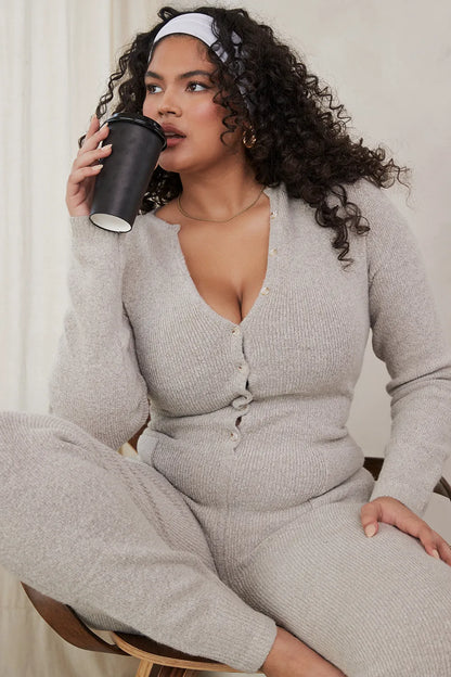 Tiggy Opal Marl Loungewear Jumpsuit