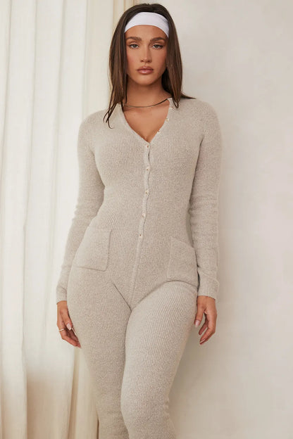 Tiggy Opal Marl Loungewear Jumpsuit