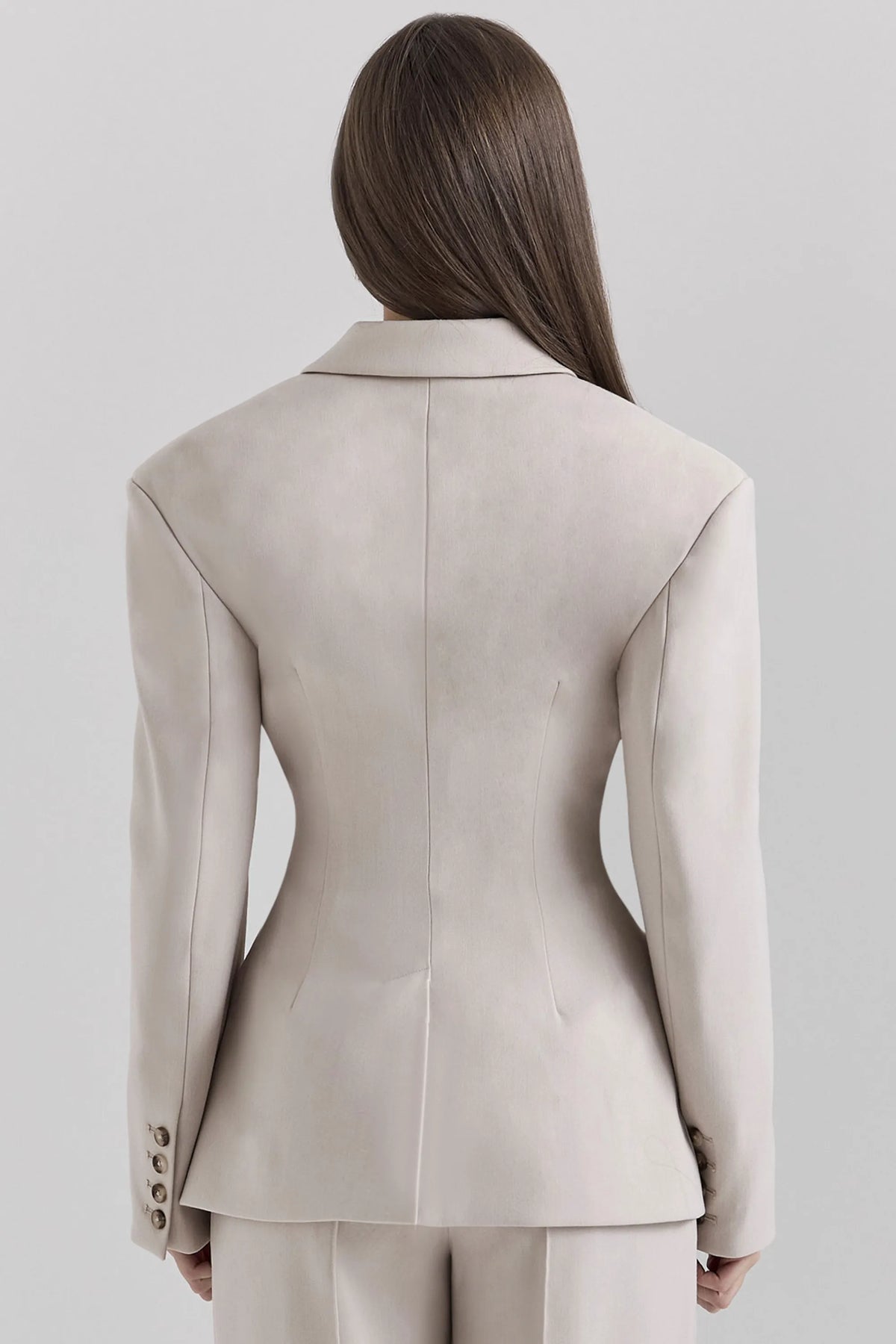Hudson Beige Hourglass Blazer